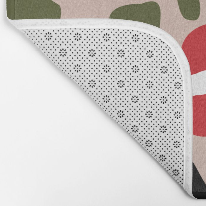 Flower meadow in muted colours Bath Mat Gallery Image 2