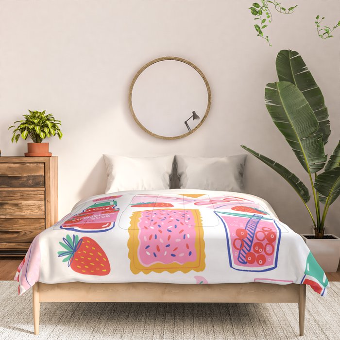 Strawberry Snacks Comforter Gallery Image 3