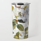 Vintage & Shabby Chic - Spring Flowers Magnolia Botanical Garden Travel Mug Gallery Image 1