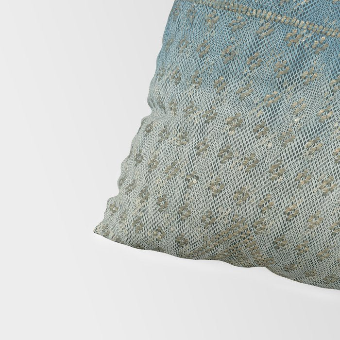 Faded Indigo Assuit Pillow Sham Gallery Image 4