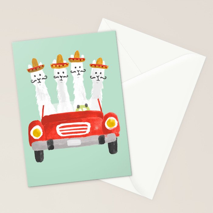 The four amigos Stationery Card Gallery Image 2