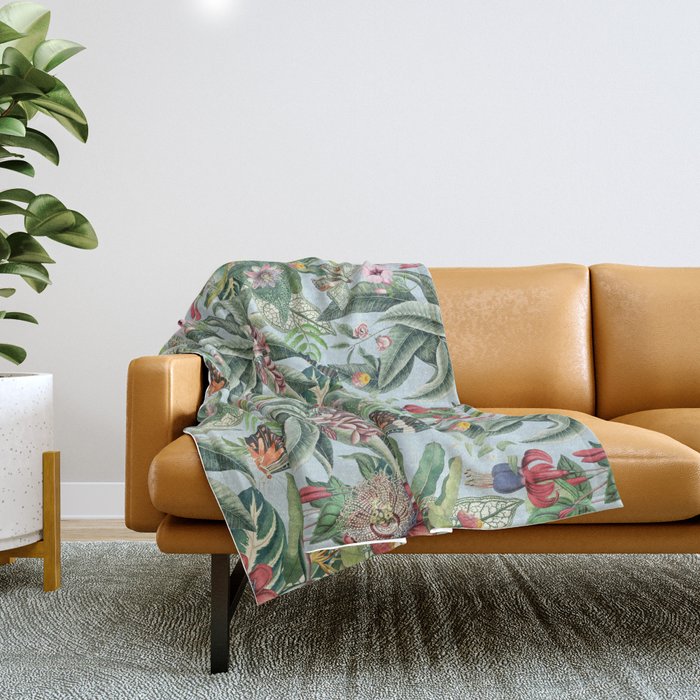 Tropical Paradise VI Throw Blanket Gallery Image 1