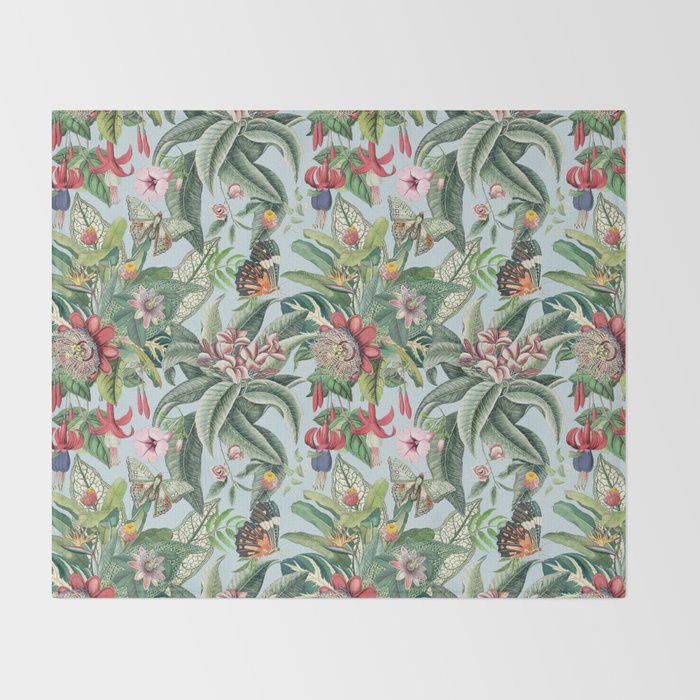 Tropical Paradise VI Throw Blanket Gallery Image 2