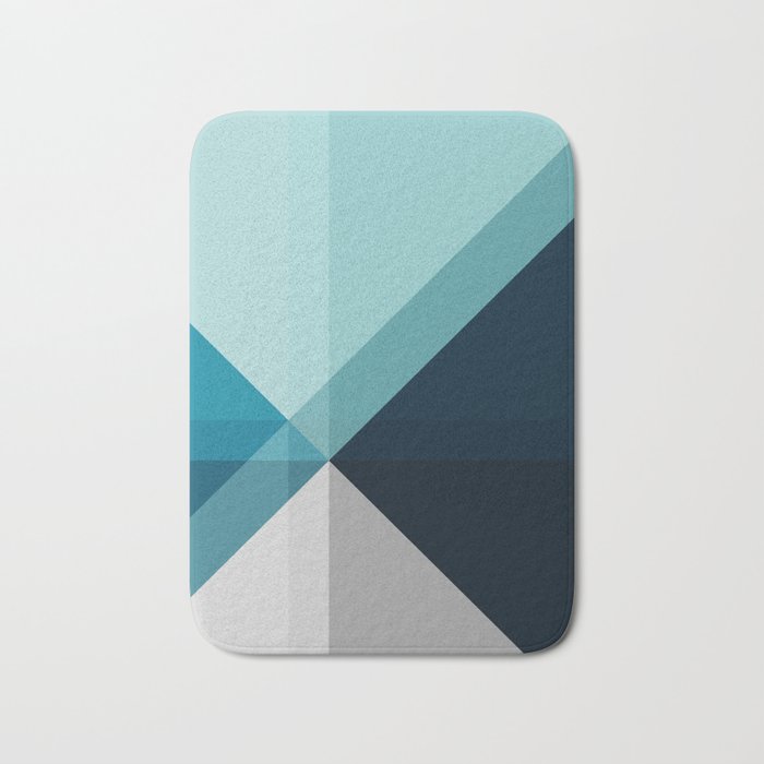 Geometric 1704 Bath Mat Gallery Image 1