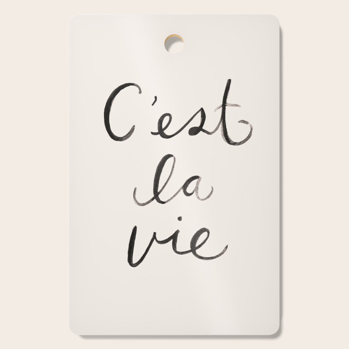 C'est La Vie Cutting Board Gallery Image 1