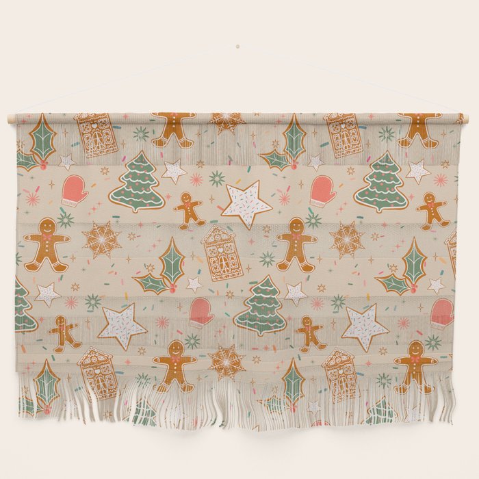 Whimsical Gingerbread Holiday Icons Collection Wall Hanging Gallery Image 1