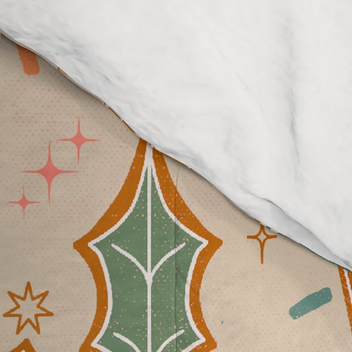 Whimsical Gingerbread Holiday Icons Collection Comforter Gallery Image 4