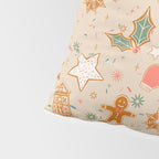 Whimsical Gingerbread Holiday Icons Collection Pillow Sham Gallery Image 4