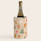 Whimsical Gingerbread Holiday Icons Collection Wine Chiller Gallery Image 1