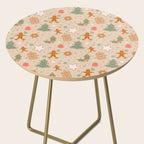 Whimsical Gingerbread Holiday Icons Collection Side Table Gallery Image 2