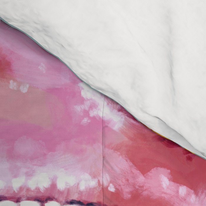 Pink T-Rex in Bathtub Comforter Gallery Image 4