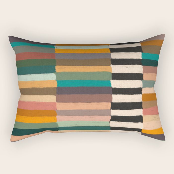 Mix of Stripes #8 Rectangular Pillow Gallery Image 2