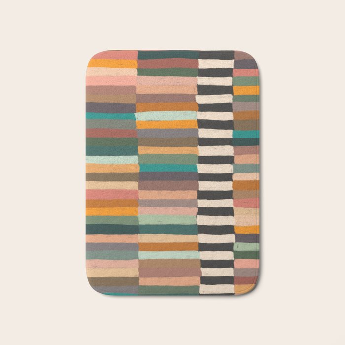 Mix of Stripes #8 Bath Mat Gallery Image 1