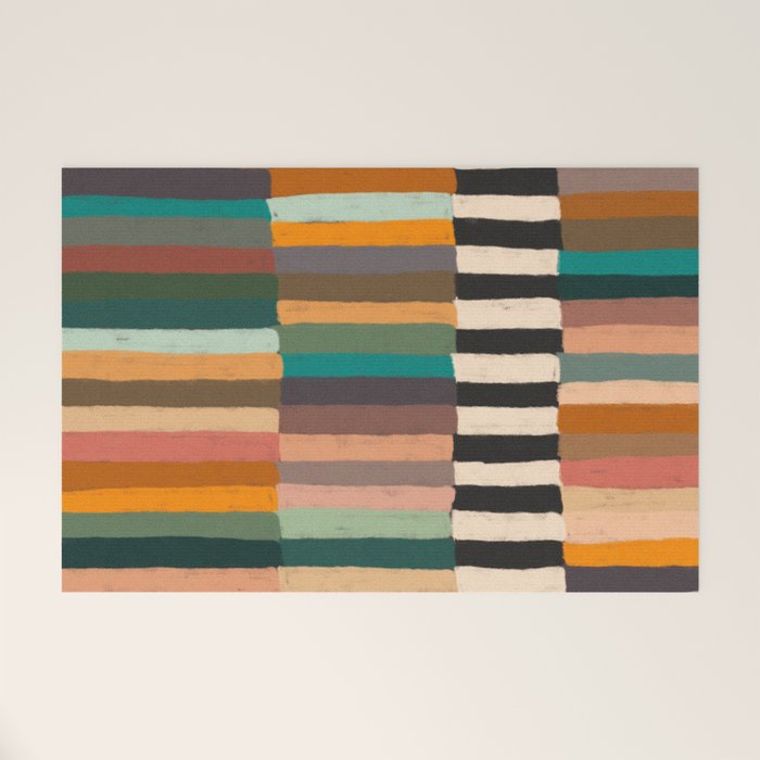 Mix of Stripes #8 Welcome Mat Gallery Image 1