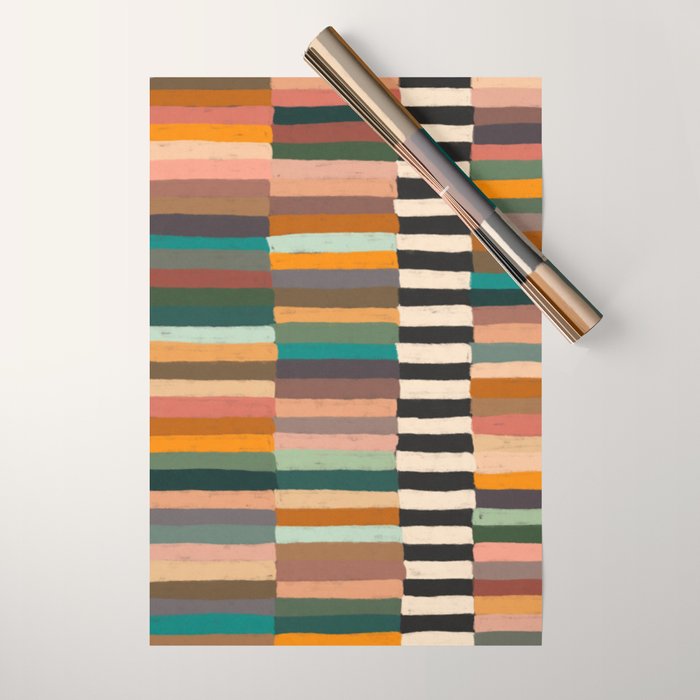 Mix of Stripes #8 Wrapping Paper Gallery Image 1