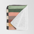 Mix of Stripes #8 Throw Blanket Gallery Image 3