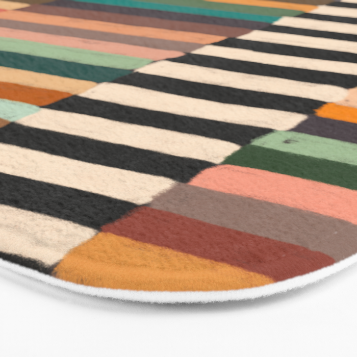 Mix of Stripes #8 Bath Mat Gallery Image 3