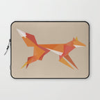 Fractal geometric fox Laptop Sleeve Gallery Image 1