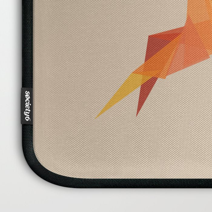 Fractal geometric fox Laptop Sleeve Gallery Image 3