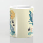 Stretching Heron Coffee Mug Gallery Image 4