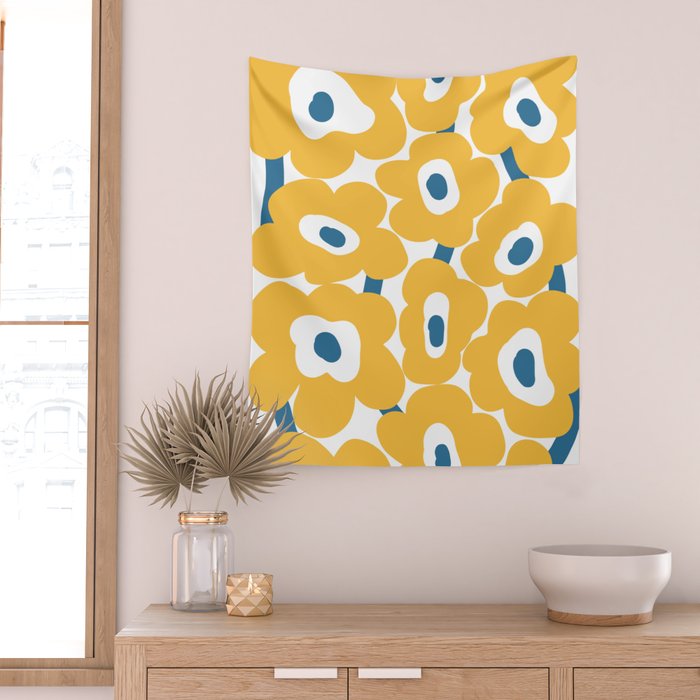 sunny flower land  Wall Tapestry Gallery Image 2