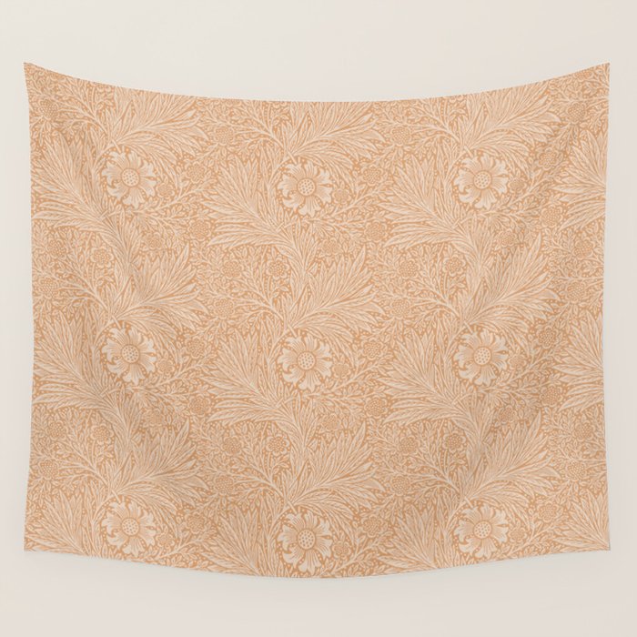 William Morris Marigold Soft Apricot Wall Tapestry Gallery Image 1