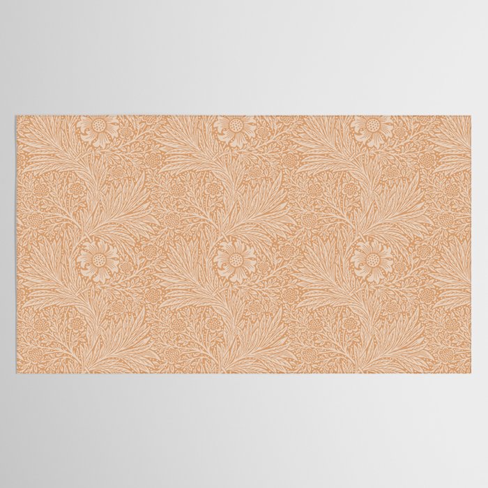 William Morris Marigold Soft Apricot Tablecloth Gallery Image 2