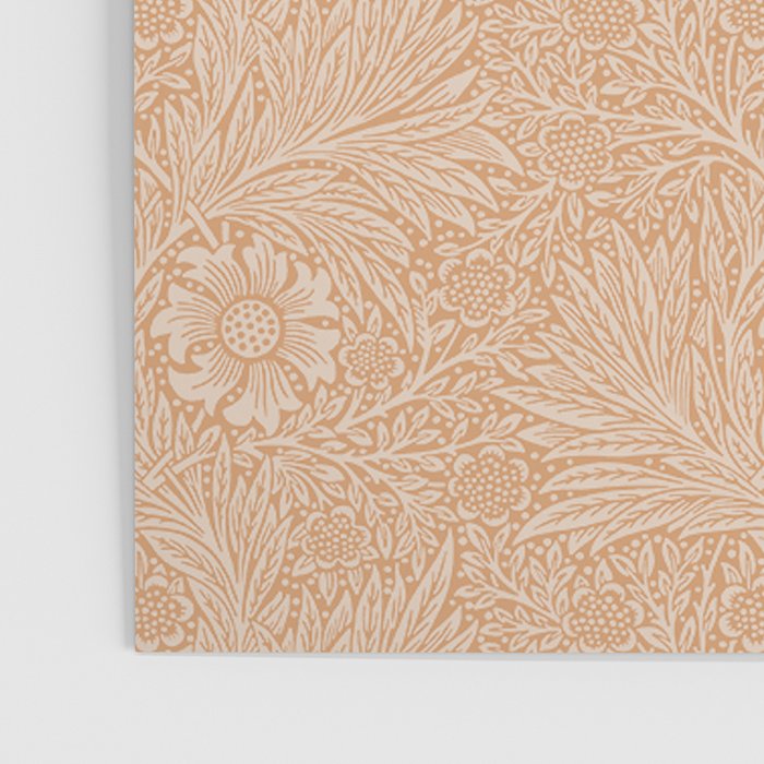 William Morris Marigold Soft Apricot Poster Gallery Image 3