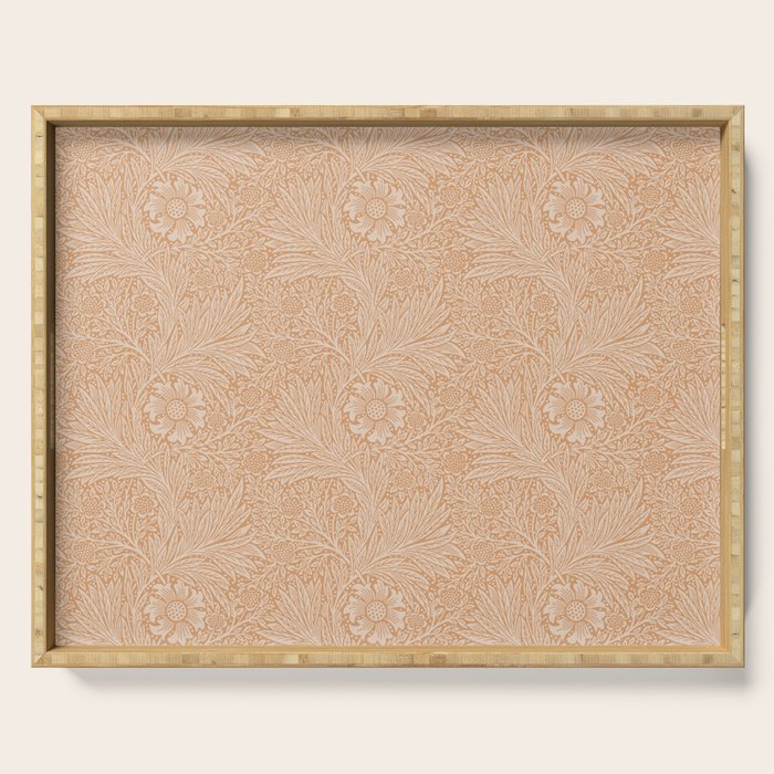 William Morris Marigold Soft Apricot Serving Tray Gallery Image 1