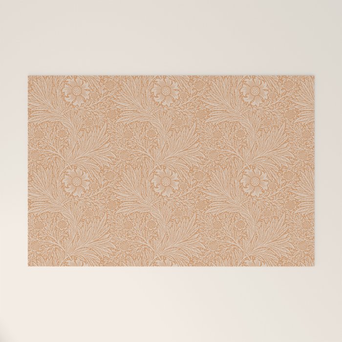 William Morris Marigold Soft Apricot Welcome Mat Gallery Image 1