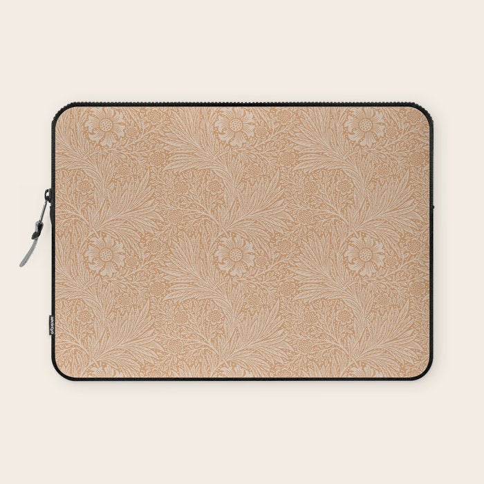 William Morris Marigold Soft Apricot Laptop Sleeve Gallery Image 1
