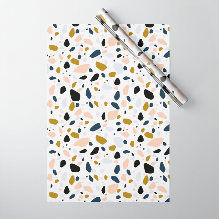 Terrazzo mosaic Wrapping Paper Gallery Image 1
