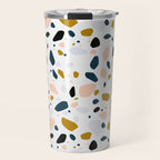 Terrazzo mosaic Travel Mug Gallery Image 1