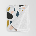 Terrazzo mosaic Throw Blanket Gallery Image 3