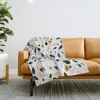 Terrazzo mosaic Throw Blanket Gallery Image 1