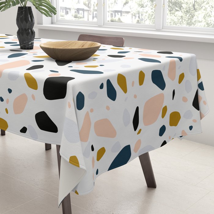 Terrazzo mosaic Tablecloth Gallery Image 3