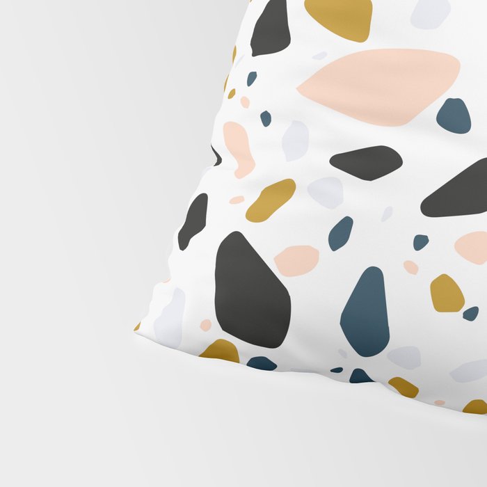 Terrazzo mosaic Pillow Sham Gallery Image 4