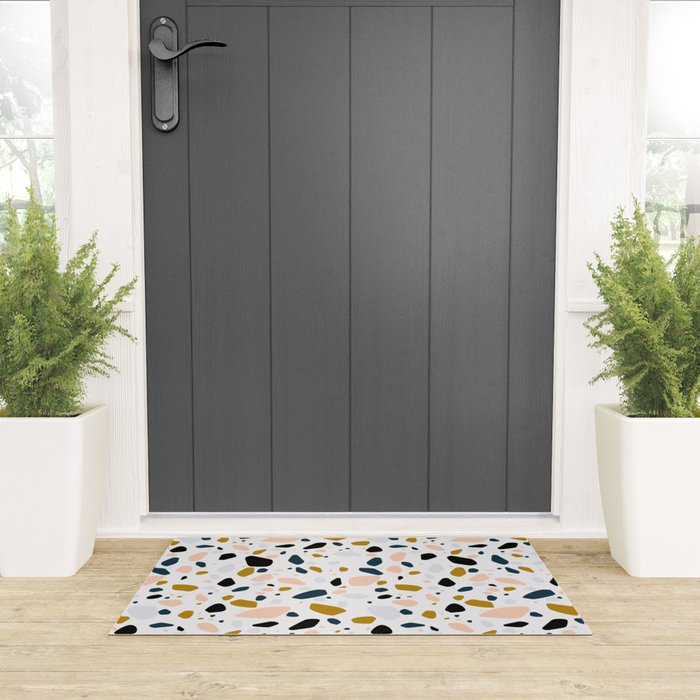 Terrazzo mosaic Welcome Mat Gallery Image 3