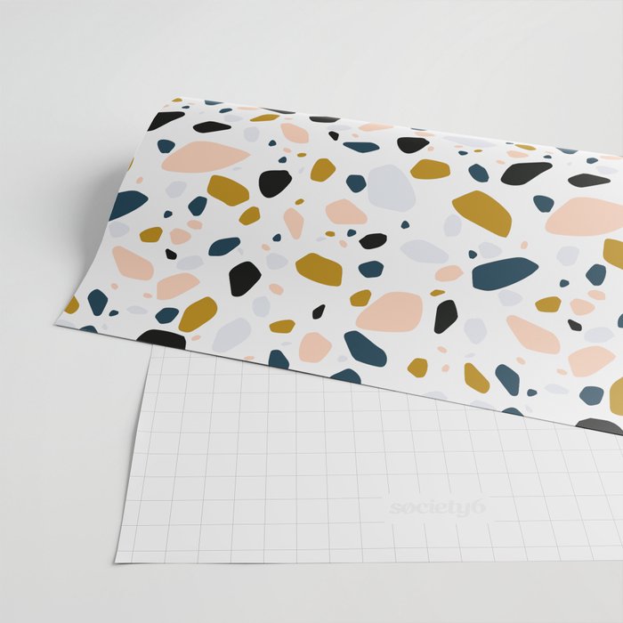 Terrazzo mosaic Wrapping Paper Gallery Image 2