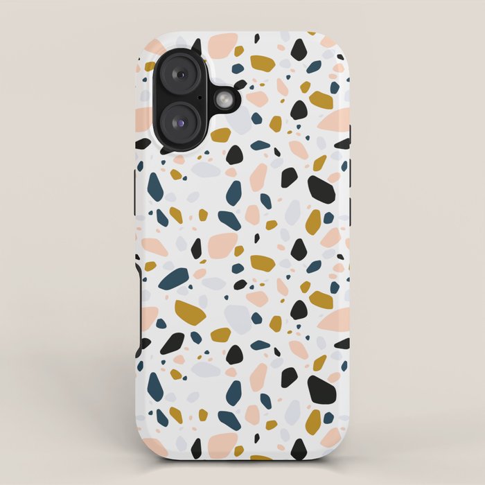 Terrazzo mosaic iPhone Case Gallery Image 1