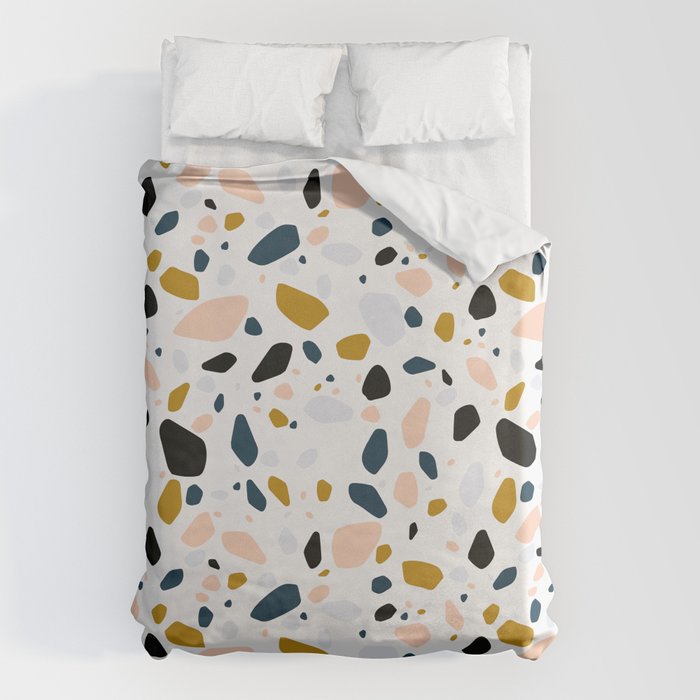 Terrazzo mosaic Duvet Cover Gallery Image 6