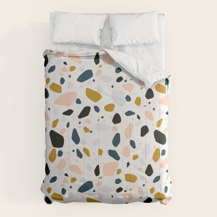 Terrazzo mosaic Comforter Gallery Image 1