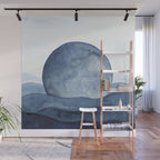 Moon Landscape Wall Mural Gallery Image 1