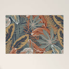 Tropical Wild Garden, Boho Wall Art Welcome Mat Gallery Image 1