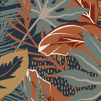 Tropical Wild Garden, Boho Wall Art Coffee Mug Gallery Image 2