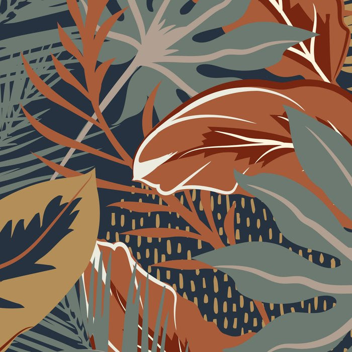 Tropical Wild Garden, Boho Wall Art Coffee Mug Gallery Image 2