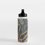 Tropical Wild Garden, Boho Wall Art Water Bottle Gallery Image 3