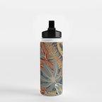 Tropical Wild Garden, Boho Wall Art Water Bottle Gallery Image 2