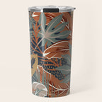 Tropical Wild Garden, Boho Wall Art Travel Mug Gallery Image 1