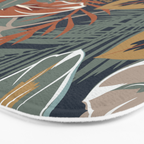Tropical Wild Garden, Boho Wall Art Bath Mat Gallery Image 3